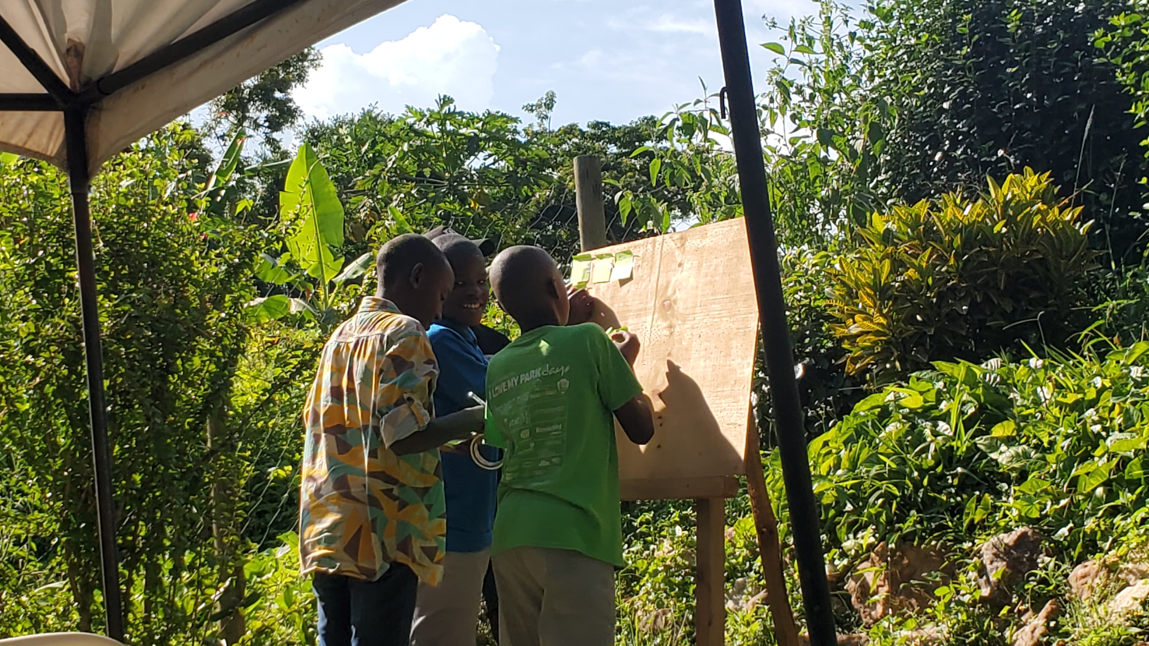 Mentorship program learning together on the farm